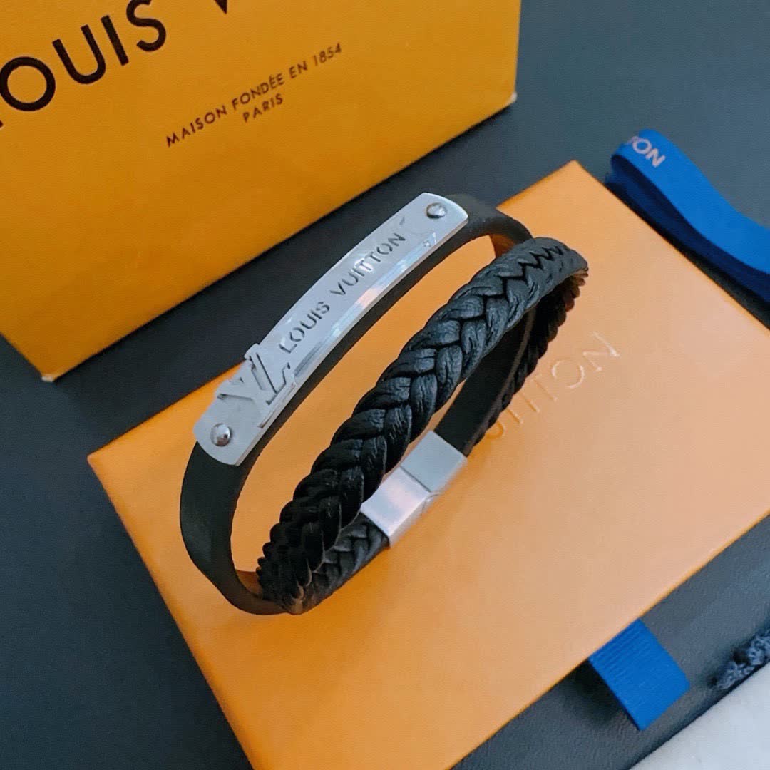 Louis Vuitton Leather Bracelet
